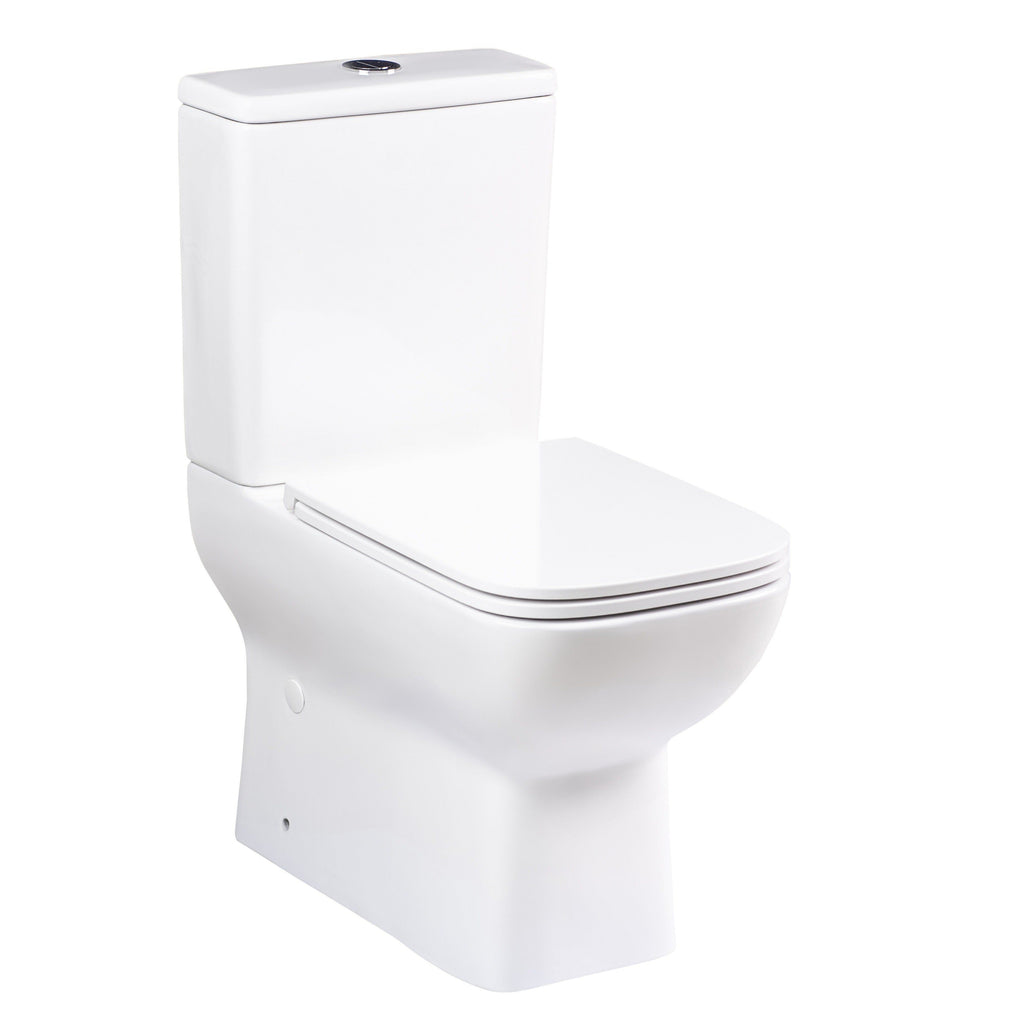 BATHME B010272 CITY Inodoro Rimless Completo Blanco