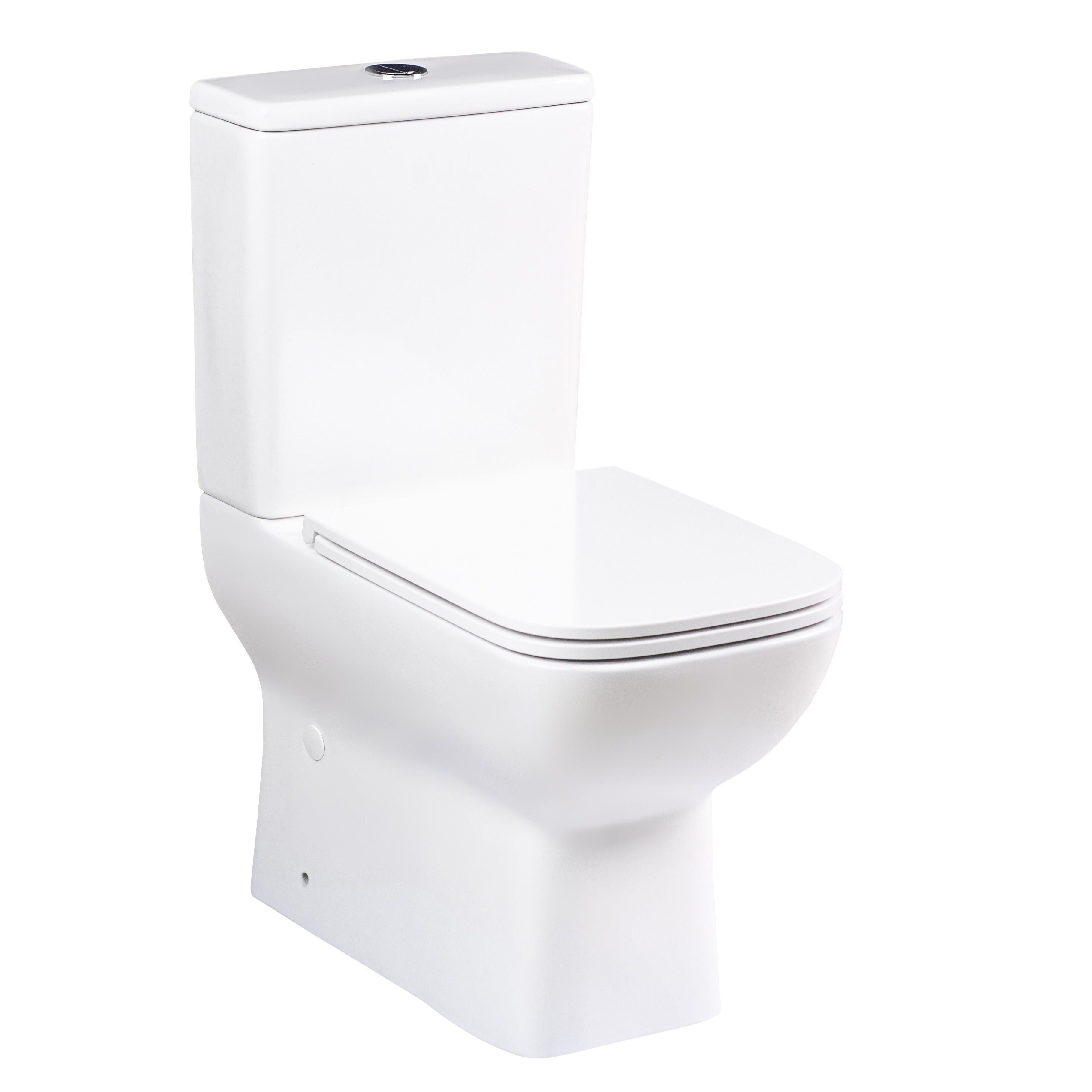 BATHME B010272 CITY Inodoro Rimless Completo Blanco