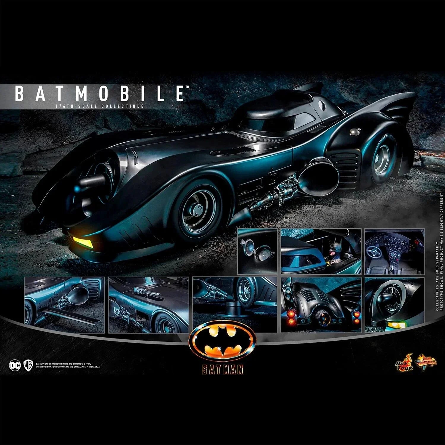 Batman (1989) Vehículo Movie Masterpiece 1/6 Batmobil 100 cm
