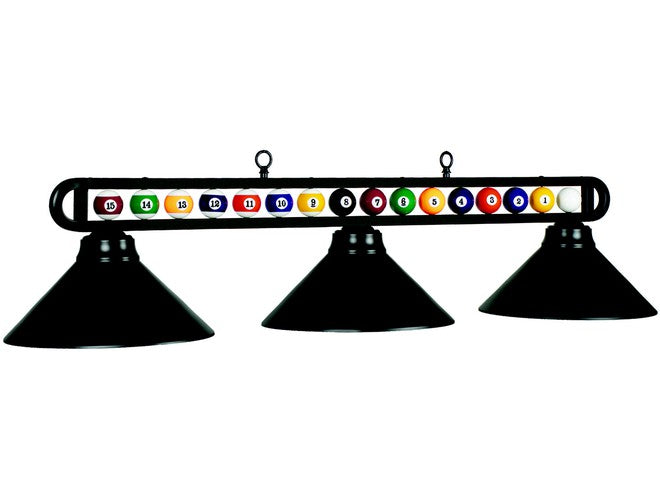 Ram Gameroom Products Billiard Balls Three-Light Pool Table Light