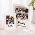 Puzzles personalizados de 1-5 fotos de mascotas con nombre Decoración para el hogar Recuerdos Regalo de cumpleaños para los amantes de las mascotas