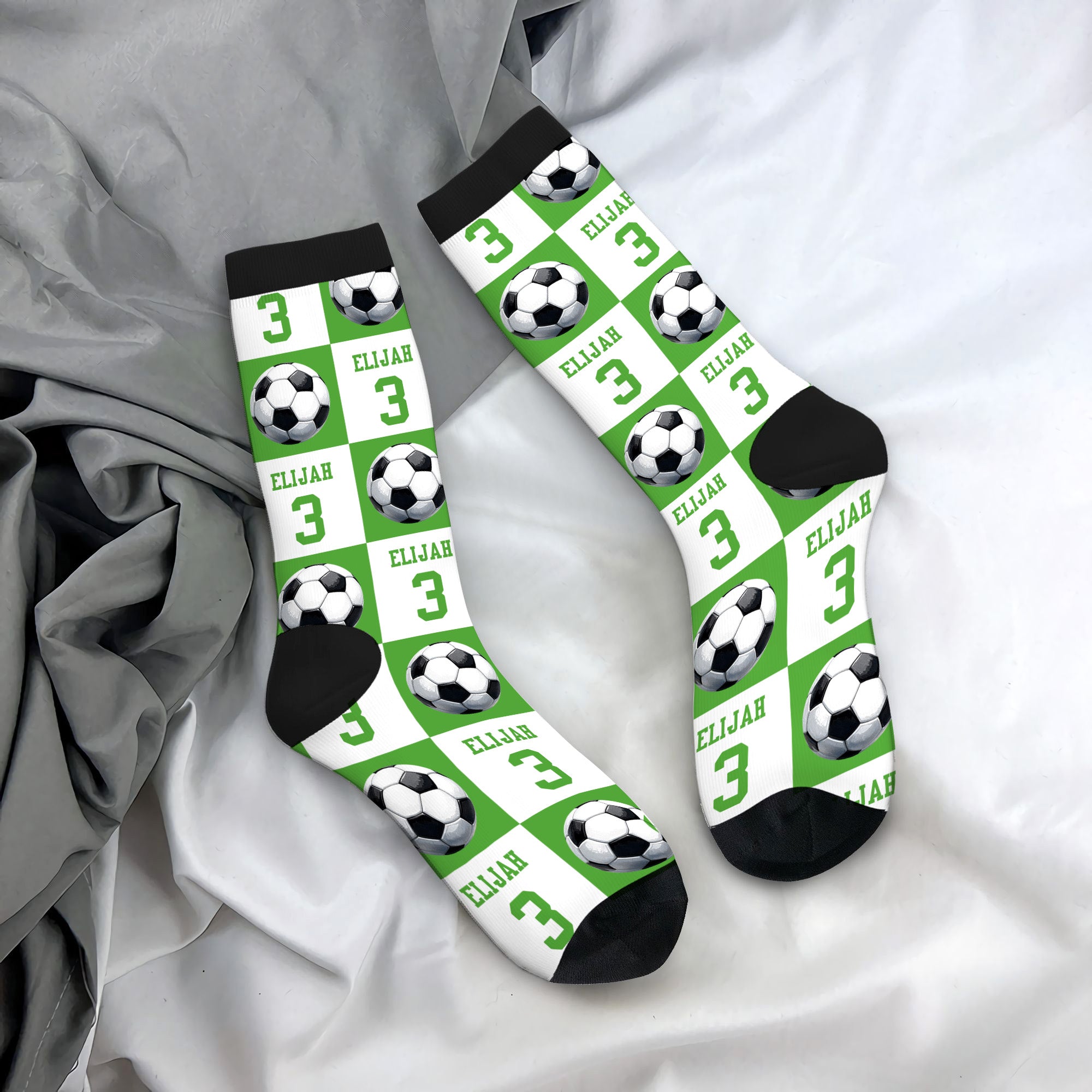Calcetines personalizados de bádminton, voleibol, deporte, suaves y transpirables, con nombre, para los amantes del deporte.
