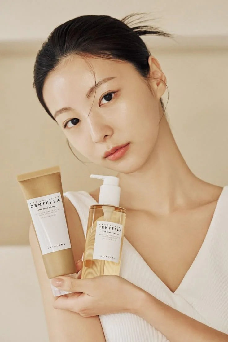 SKIN1004 Centella – Pack de Doble Limpieza Suave con Aceite + Espuma | Piel Sensible y Equilibrada