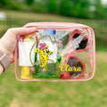 Personalizado lindo Marsupilami de cola larga Flor Bolsa de cosméticos de uso diario Cumpleaños Regalo de Navidad para ella | Callie × Marsupilami ®