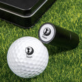 Sello personalizado para bola de golf con nombre y caja metálica de almacenamiento Accesorio de golf Regalo deportivo de cumpleaños para mujeres aficionadas al golf