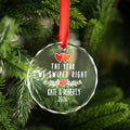 Adorno de Navidad personalizado con nombres y año para colgar en el árbol de San Valentín Regalo de Navidad para parejas que salen por Internet