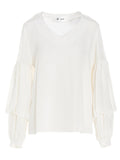 Di.la3 Pari' Parì Blouse — White