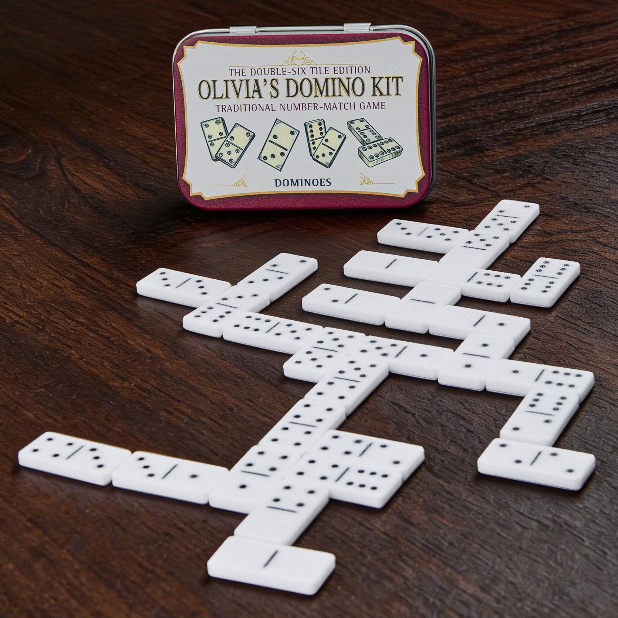 Personalizado 3d Impresión Vintage Hojalata Caja Bolsillo Juego de Mesa con Texto Viaje Cumpleaños Regalo para Amigos Amantes de los Juegos