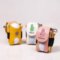 Funda de piel de PU con nombre y clip para cinturón Accesorios deportivos Regalo de cumpleaños para jugadores de golf