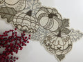 Beige Pumpkin Beaded Table Runner