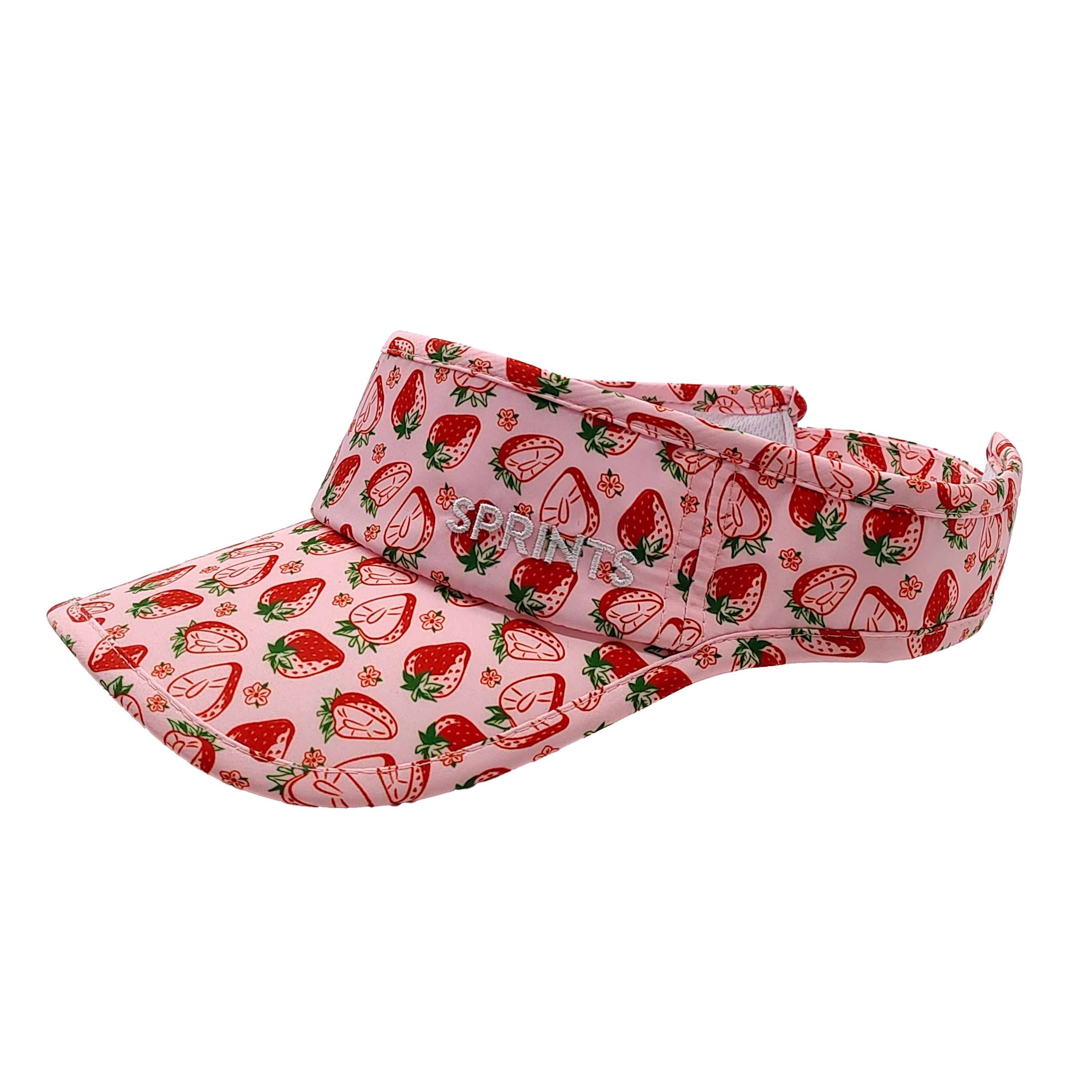 Sprints Berry Fast Strawberry Visor (Unisex)