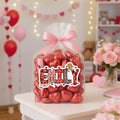 Personalizado Corazón Cupido Rojo Nombre Diseño Juego de 2 Pegatinas Impermeables Cumpleaños San Valentín Regalo para Pareja Familia Amigo