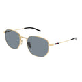 Gucci Octagonal Frame Sunglasses — Gold
