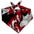 Abstract Red Acid Grunge Bandana