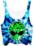 Alien Tie-Dye Crop Top