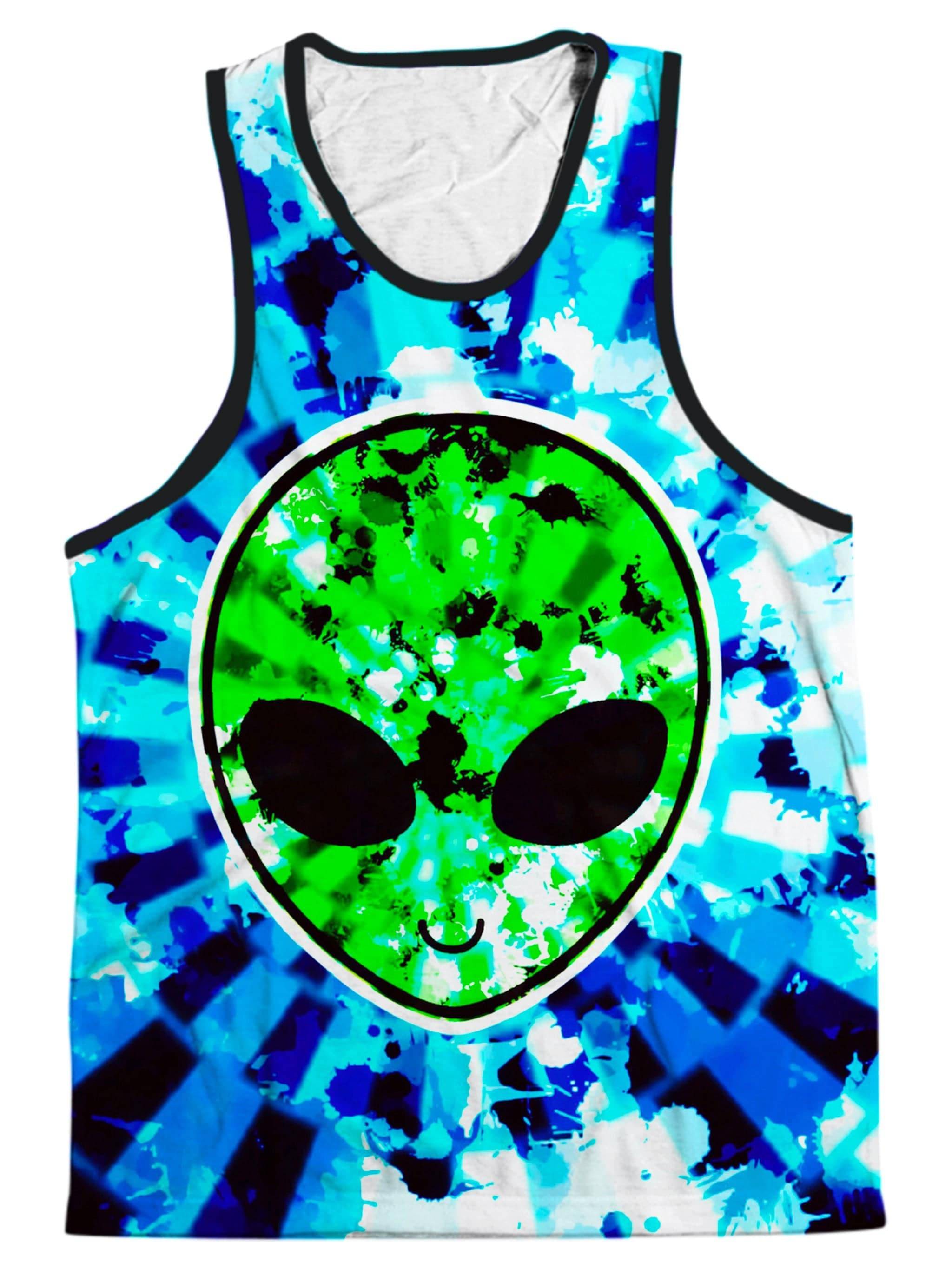 Alien Tie-Dye Men's Tank