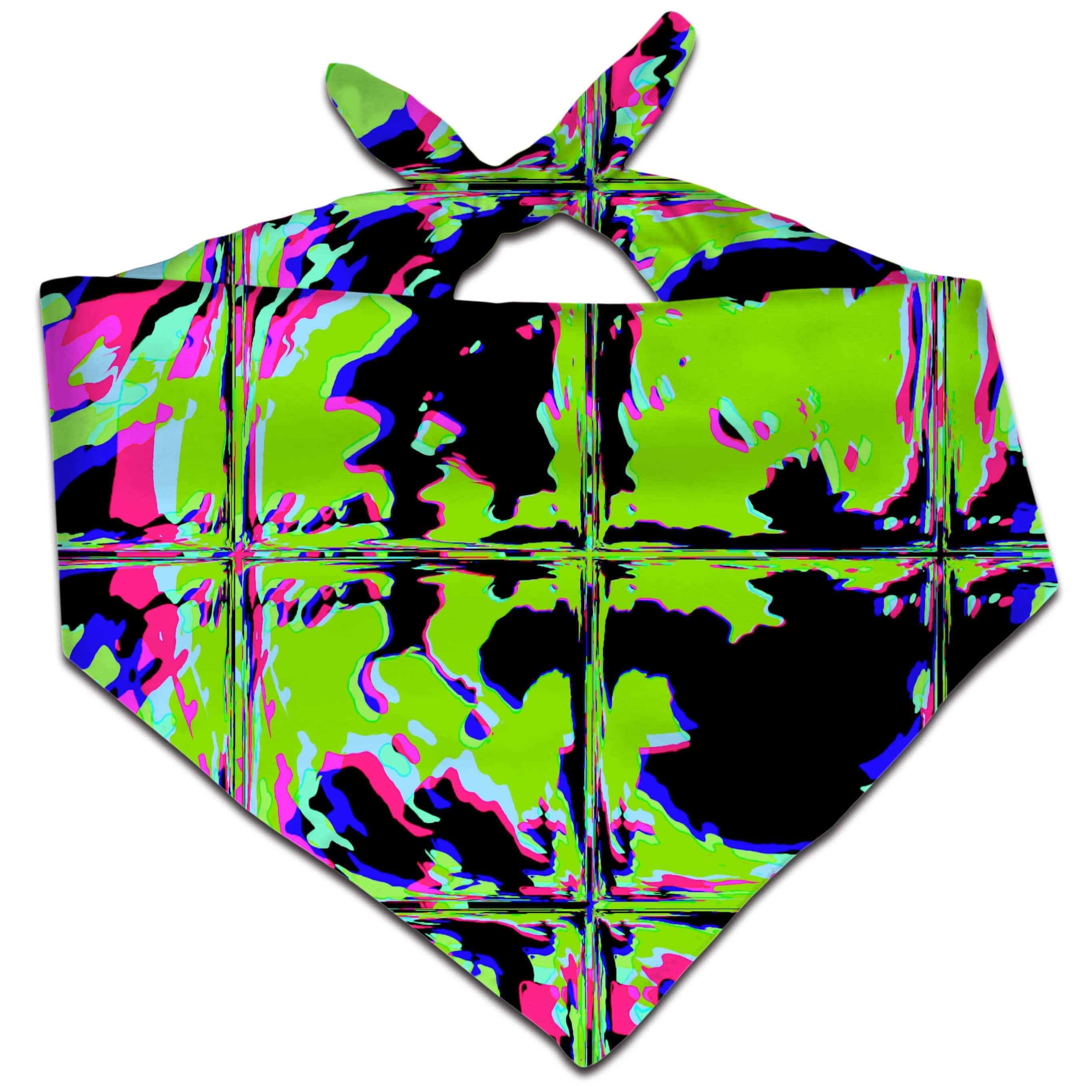 Blacklight Rave Glitch Bandana