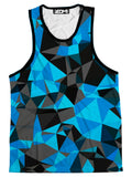 Blue and Black Geo Men's Tank