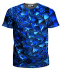 Blue Chromatic Melt Men's T-Shirt