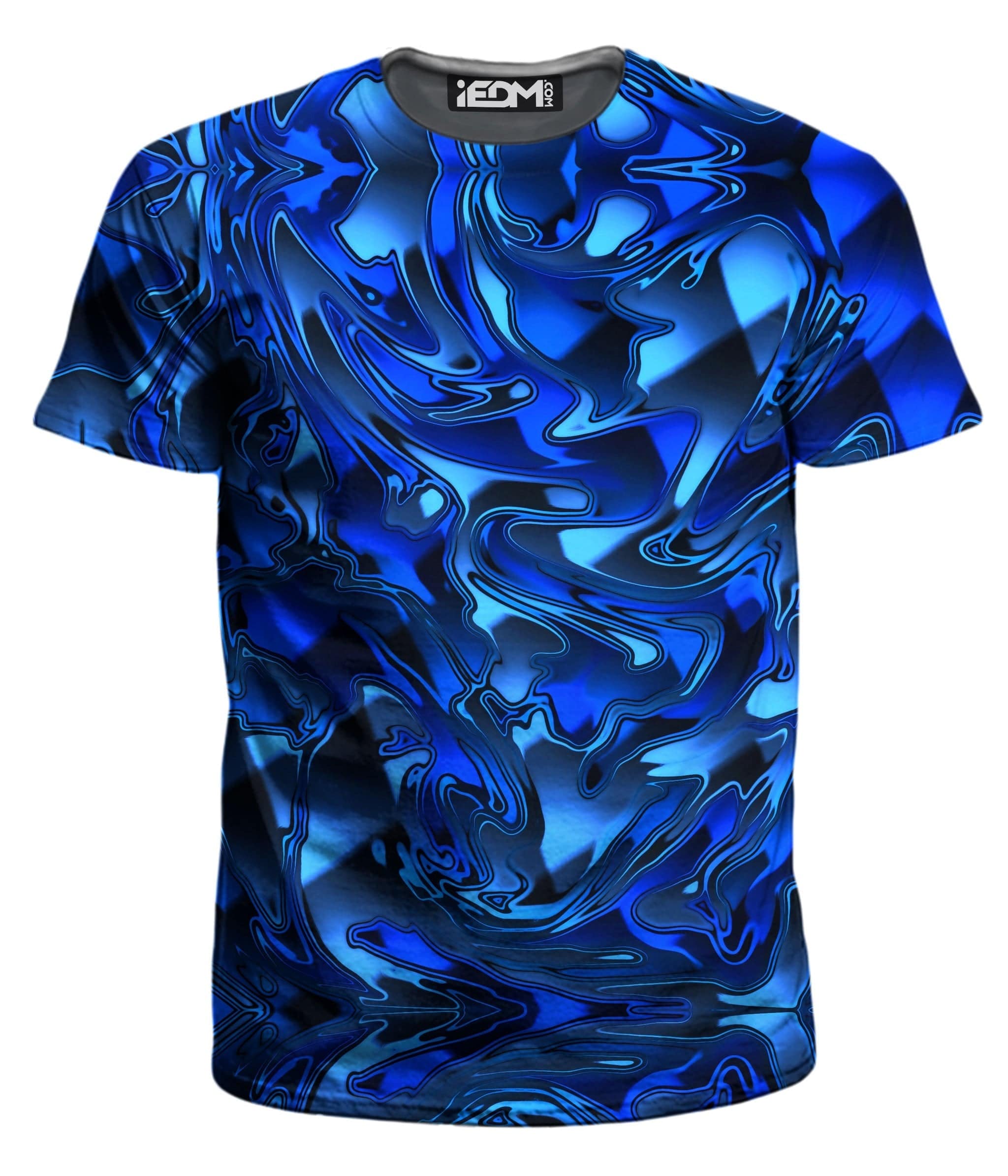 Blue Chromatic Melt Men's T-Shirt
