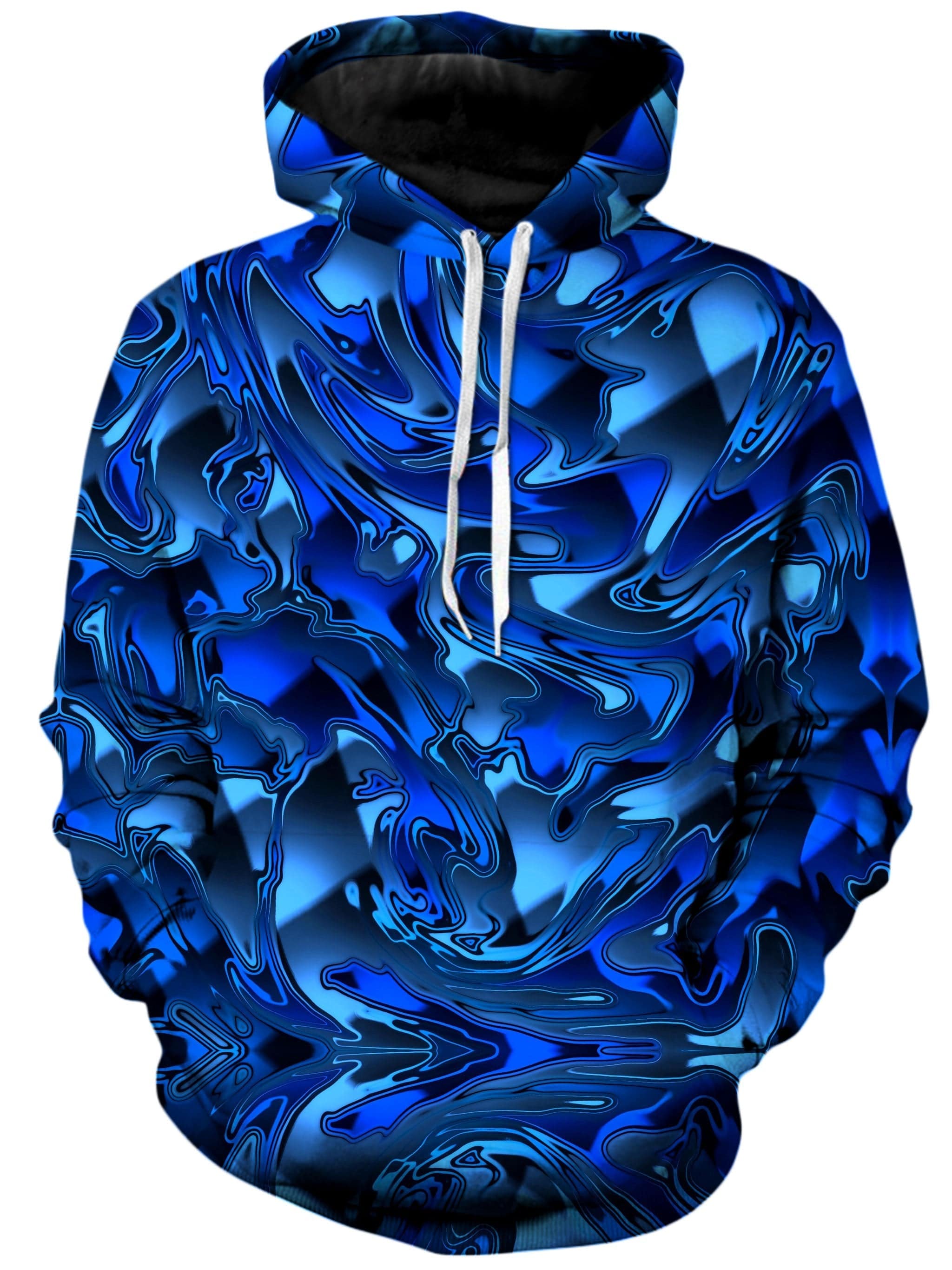 Blue Chromatic Melt Unisex Hoodie