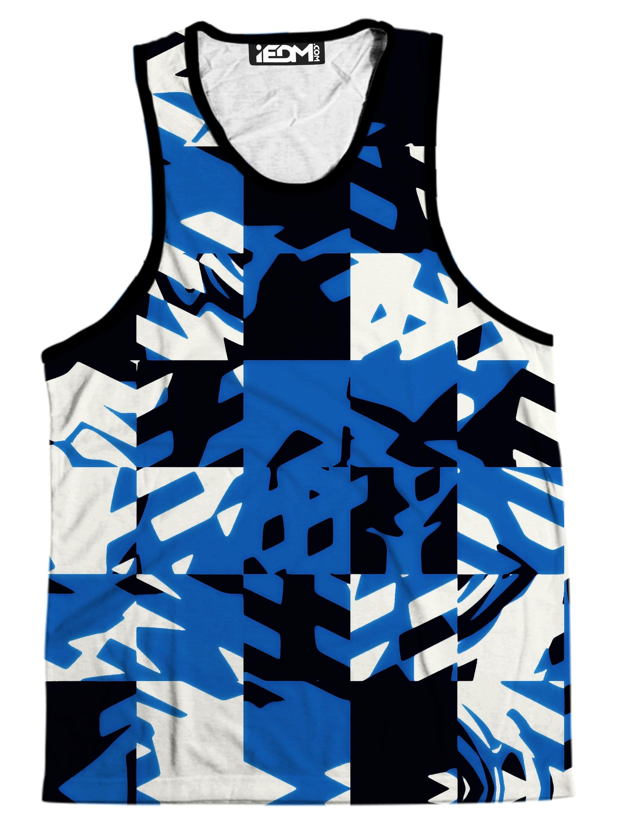 Blue Digital Men's Tank