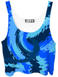 Blue Magic Crop Top