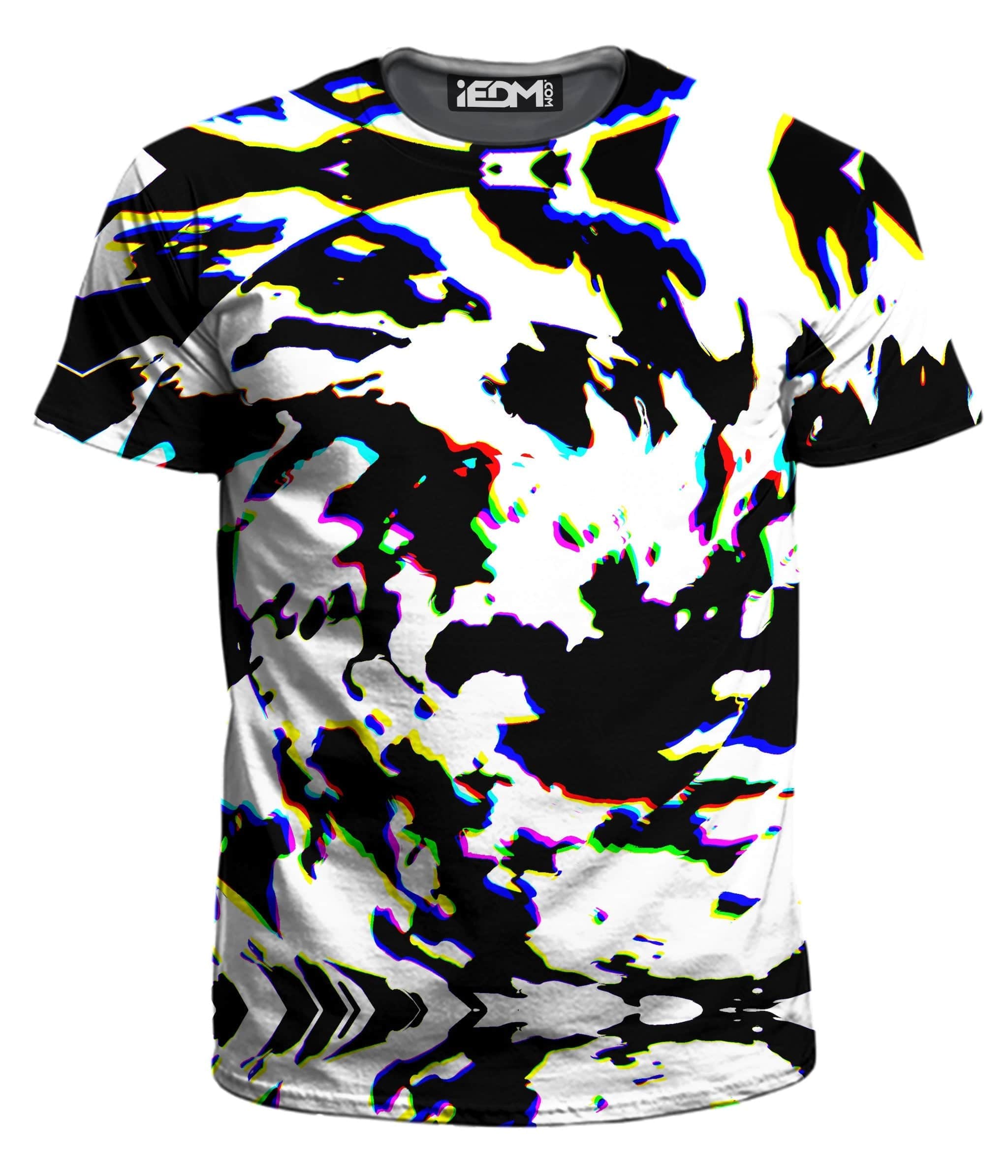 Cow Hide Print Rave Drip Men's T-Shirt