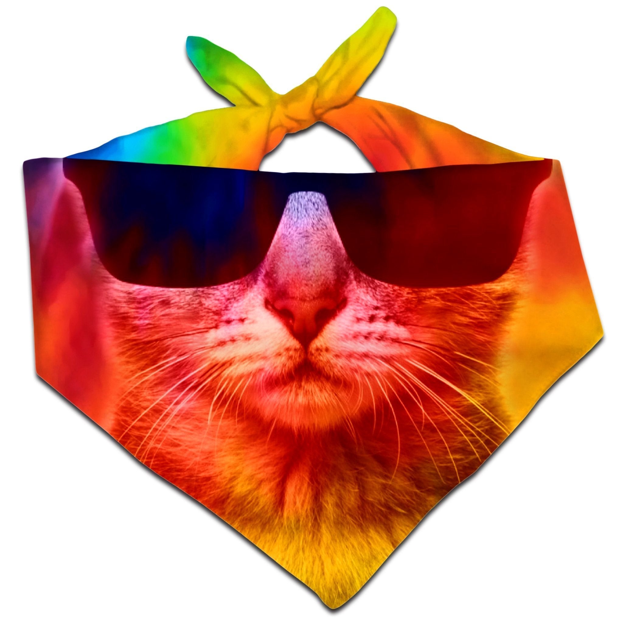 Kitten Tie-Dye Bandana