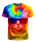 Kitten Tie-Dye Men's T-Shirt