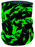 Neon Graffiti Paint Splatter Bandana Mask