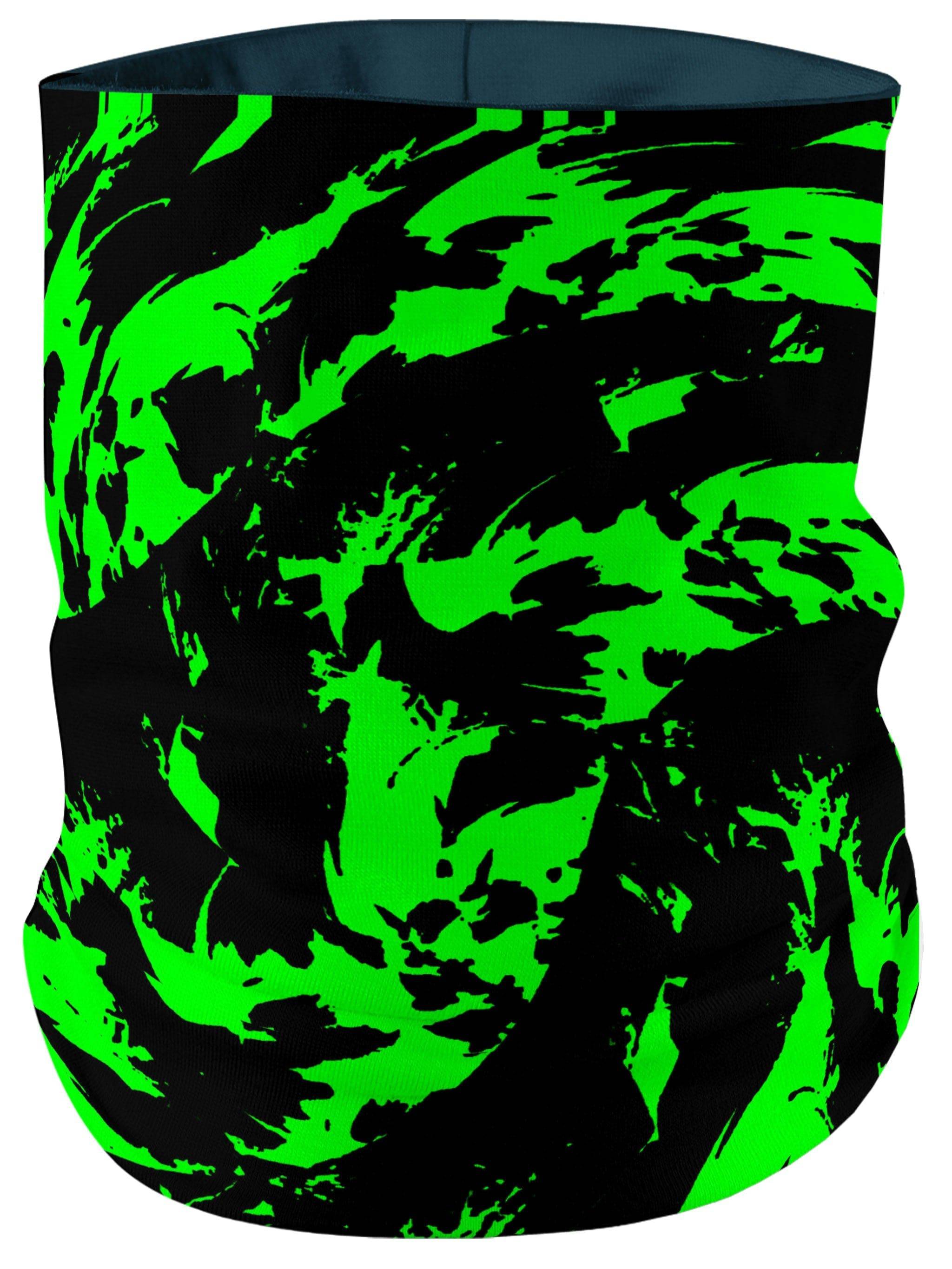 Neon Graffiti Paint Splatter Bandana Mask