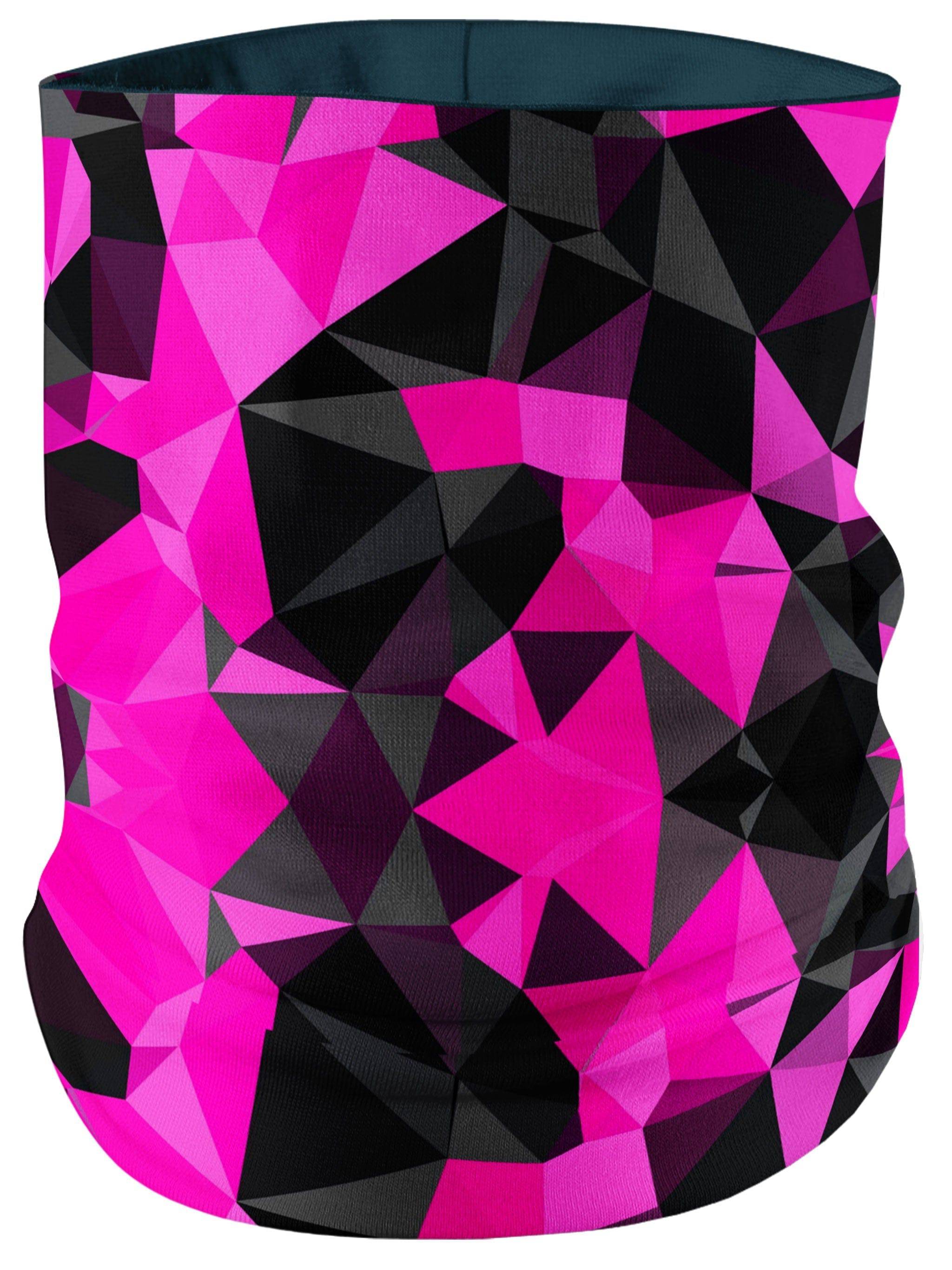 Pink and Black Geo Bandana Mask