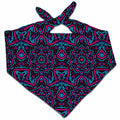 Pink and Blue Mandala Collage Bandana