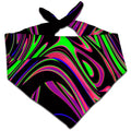 Pink and Green Blackout Drip Bandana