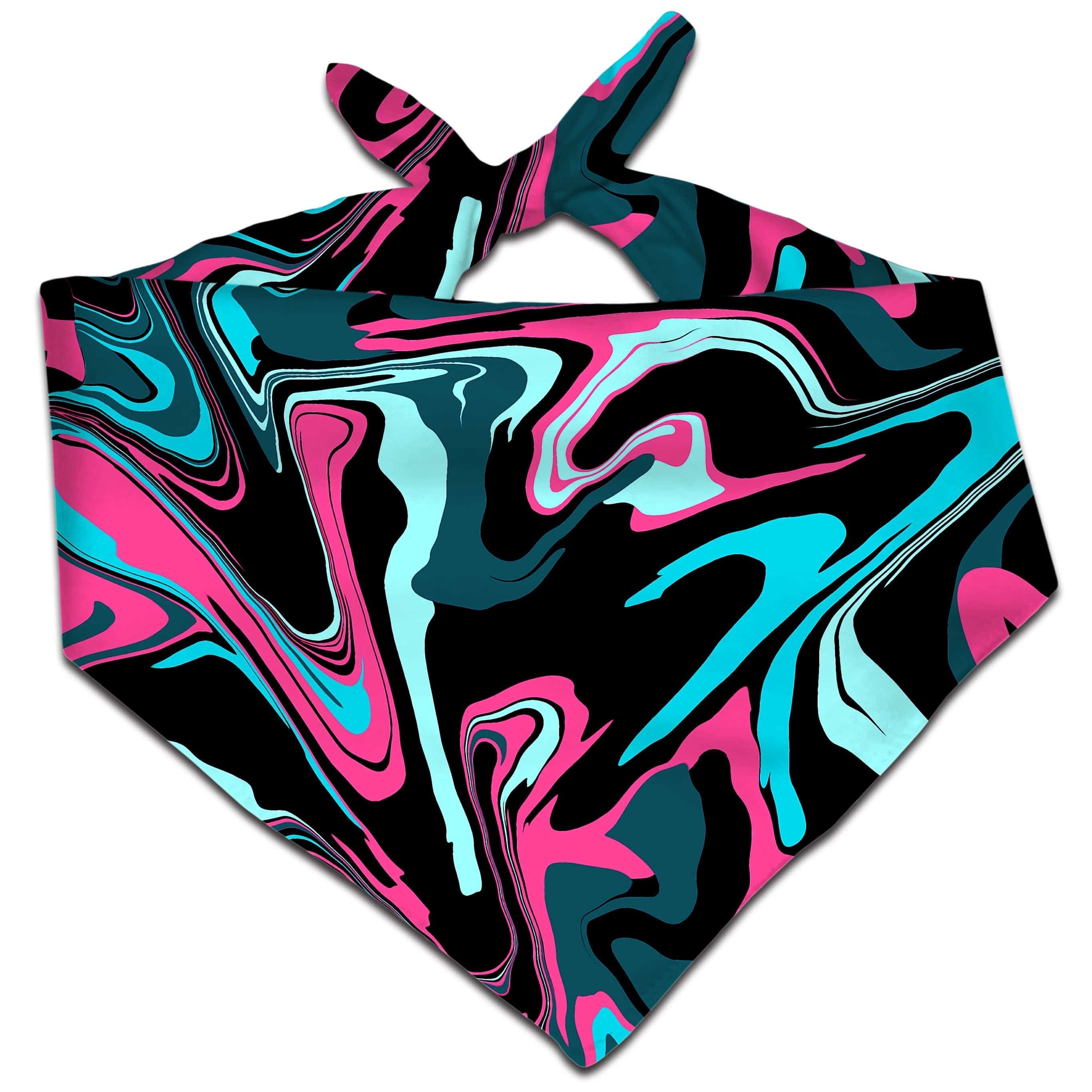 Pink Cyan Melt Bandana