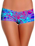Psychedelic Plasma Booty Shorts