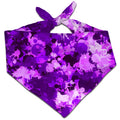 Purple Paint Splatter Bandana