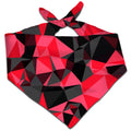 Red and Black Geo Bandana