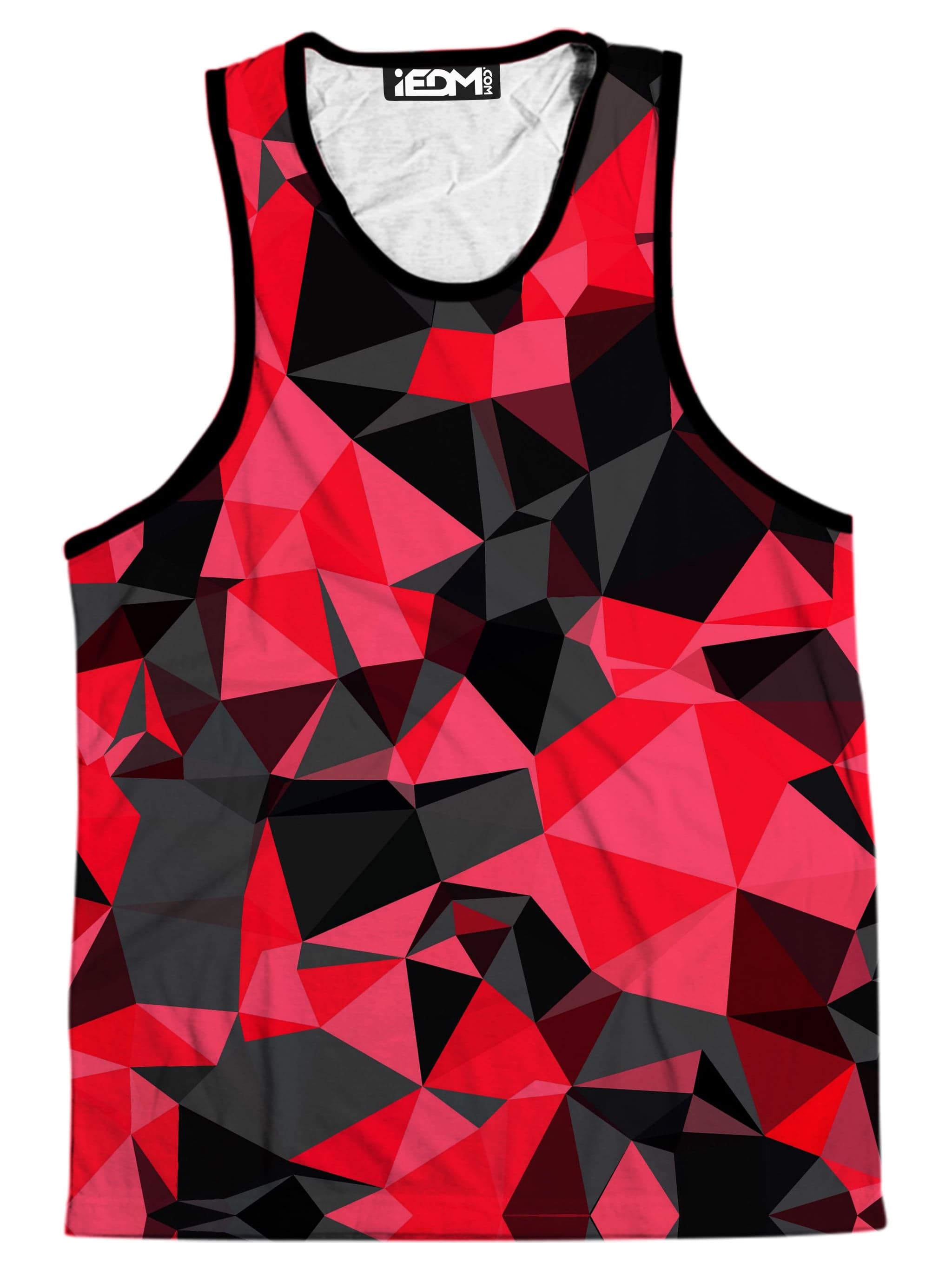 Red and Black Geo Men's Tank