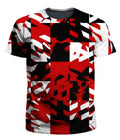Red Digital Men's T-Shirt