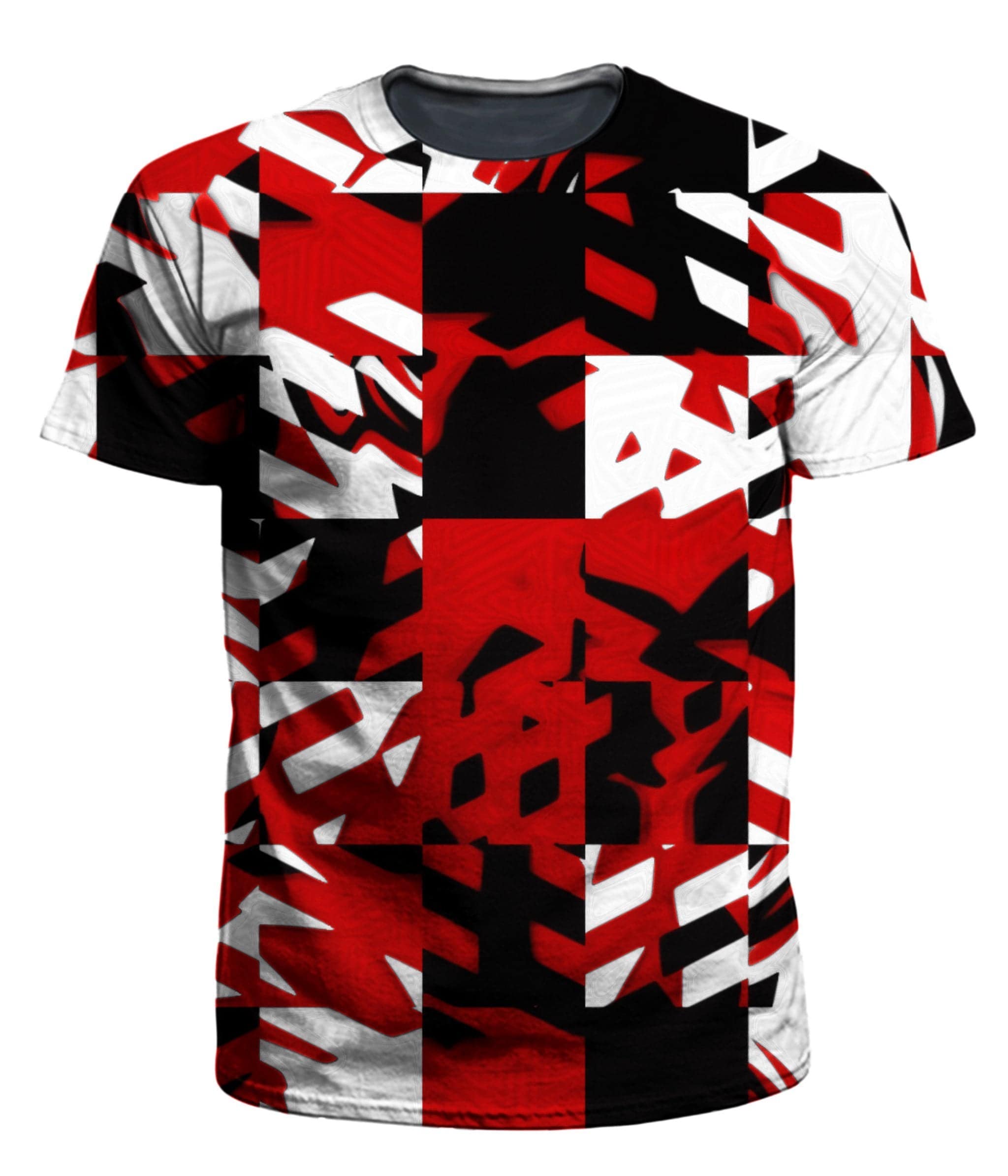 Red Digital Men's T-Shirt