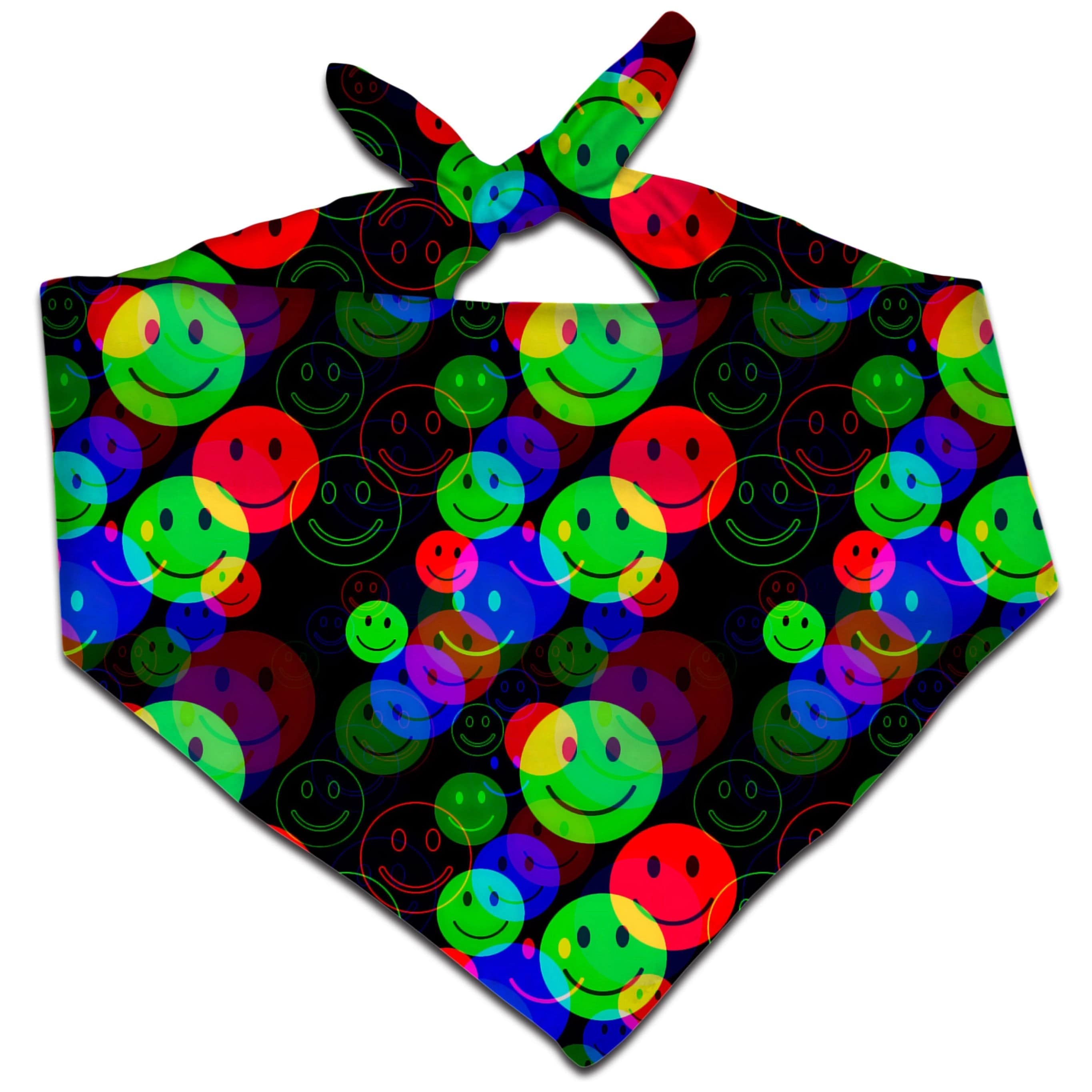 RGB Smile Glitch Bandana