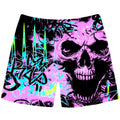 Skull Graffiti Swim Trunks