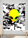 Trippy Alien Tapestry