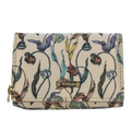 Cartera Mediana para Mujer Dalia Peonia Floral Cuero Vegano | CHULA Tulum