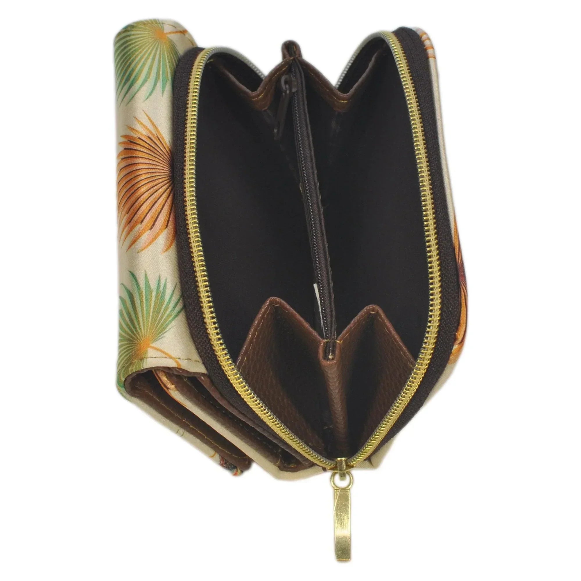 Cartera Mediana para Mujer Dalia Loro Celestial Aves Cuero Vegano | CHULA Tulum