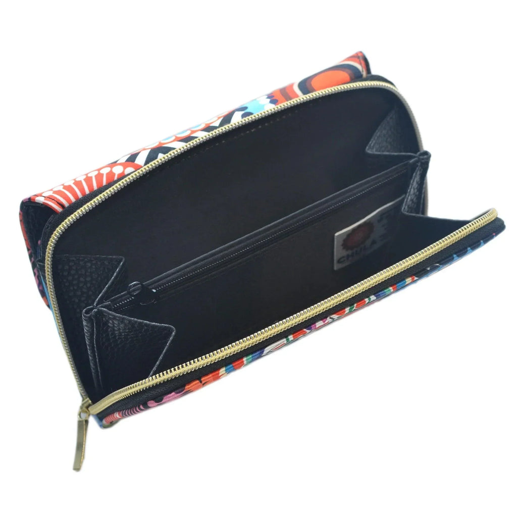 Billetera grande de Mujer Marie Círculos | CHULA Tulum