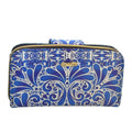 Billetera de mujer grande Colette Fuji azul | CHULA Tulum