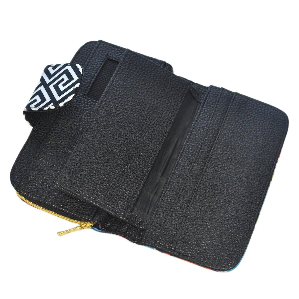 Billetera de mujer grande Colette Círculos | CHULA Tulum